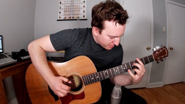 Suika Game (Watermelon Game) Theme --- Fingerstyle Guitar Cover + Free Tabs {Jacob Neufeld}