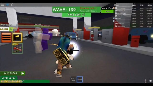 ROBLOX ZOMBIE ATTACK HIGHEST WAVE RECORD! | ZOMBIE NATION 503 смотреть онлайн