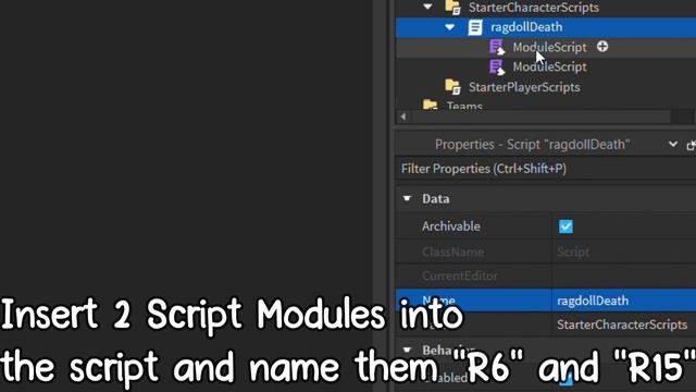 How to make a Ragdoll On Death For R6 AND R15 On Roblox Studio смотреть онлайн