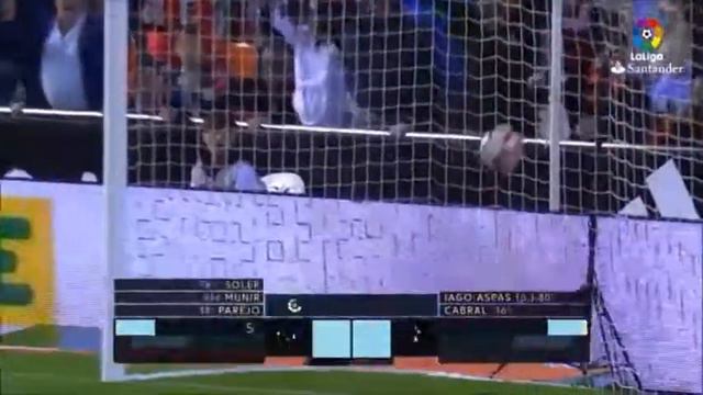 Golazo de Carlos Soler al Celta por DJI смотреть онлайн