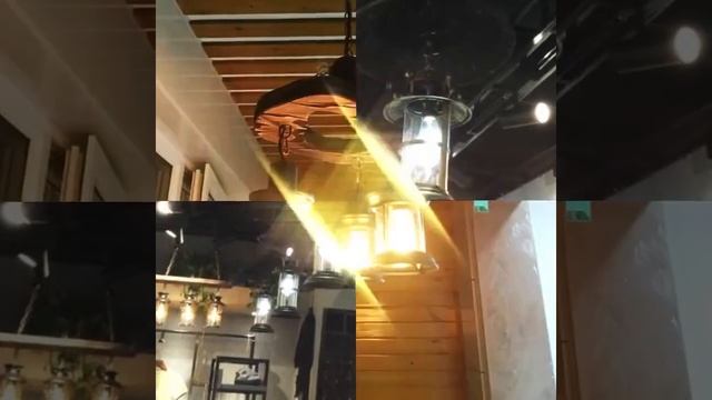 Винтажный подвесной светильник в стиле ретро, светодиодный из твердой древесины лофта для столовой, смотреть онлайн