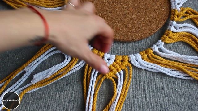 DIY Macrame Mirror / Macrame Sun