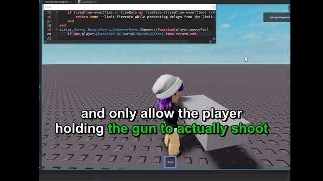 How to make a Gun in Roblox Studio! смотреть онлайн