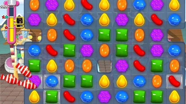 Vertical Mint Stripe + Red Jelly Fish on Candy Crush Saga смотреть онлайн