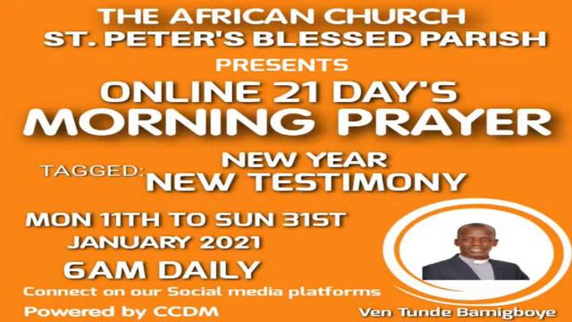 ISEGUN LORI AFONIFOJI OJIJI IKU (DAY 6) - 16TH JANUARY 2021 | VEN TUNDE BAMIGBOYE смотреть онлайн