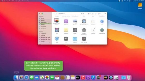 How to format your drive Mac OS Extended Journaled on macOS 11 Big Sur and later