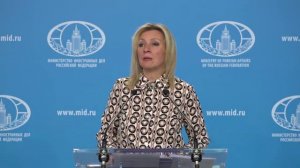 Брифинг М.Захаровой, Москва, 15 мая 2024 года