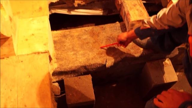 Кладка печи в Москве.(Часть 2) Фундамент для печки. Обзор проекта печи смотреть онлайн