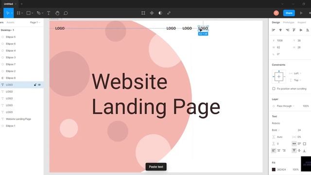 Designing a Website Mock-up using Figma | Step-by-Step Tutorial | Landing Page| UX Designing смотреть онлайн