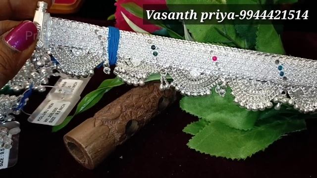 வெள்ளிக்கொலுசு விலையுடன்|Deepavali latest kollusu designs with price|grand anklets смотреть онлайн