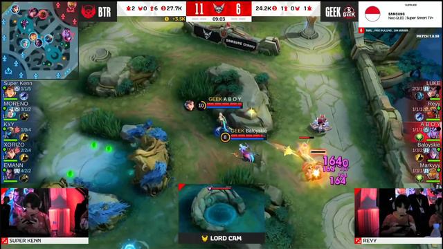 BIGETRON Alpha VS GEEK FAM MATCH 1 MPL ID SEASON 13 | BTR VS GEEK FAM смотреть онлайн