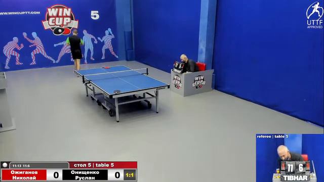 16:00 Ожиганов Николай 1-3 Онищенко Руслан cтол 5 ЮГ-3 02.02.22 смотреть онлайн