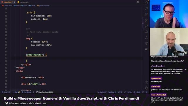 Build an Accessible Minesweeper Game with Vanilla JavaScript (with @gomakethings) | Some Antics смотреть онлайн