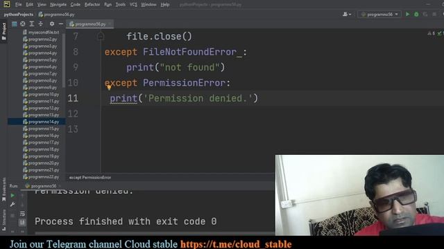 Exception Handling in python смотреть онлайн