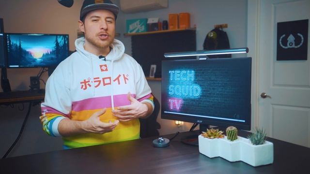 BenQ ScreenBar Plus - LED Desk Lamp | TechSquidTV смотреть онлайн