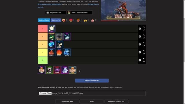 Full Complete Tier List! All New Elements Ranked | Best Elements To Get in Roblox Elemental Dungeon смотреть онлайн