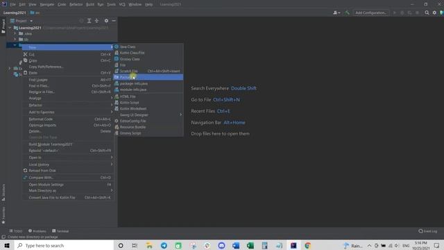 How to create a PACKAGE in IntelliJ IDEA 2021 - Как создать пакет смотреть онлайн