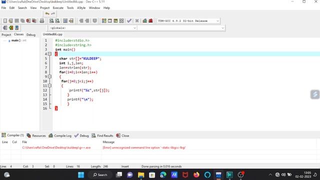 -static-libgcc-lbgi error solve in dev c++#devc++#error#programming#coding смотреть онлайн
