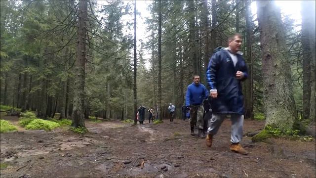 Восхождение на Говерлу 2061м. с гирей 32 кг. смотреть онлайн