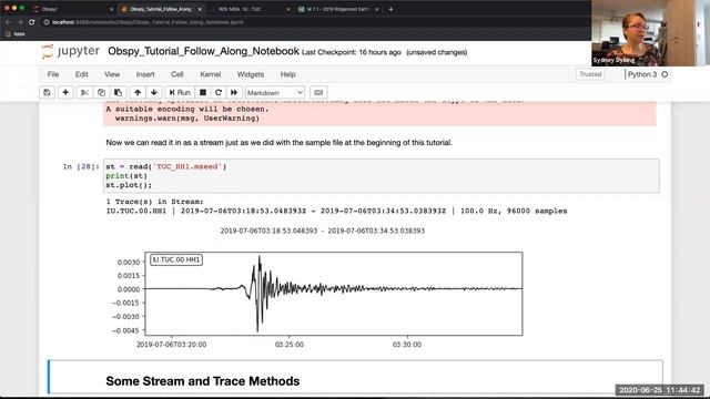 Remote Online Sessions for Emerging Seismologists (ROSES): Unit1- ObsPy смотреть онлайн