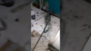 Прочистка засора на кухне и в ванной. Полностью забитый лежак от раковины до стояка.
