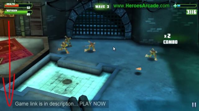 Ninja Turtles Games - Ninja Turtle 3D Tactics смотреть онлайн