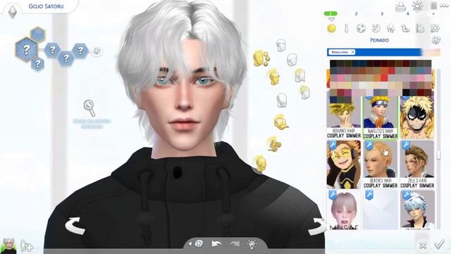 LOS SIMS 4: CREANDO A SIM GOJO SATORU (Jujutsu Kaisen)+ DOWNLOAD смотреть онлайн