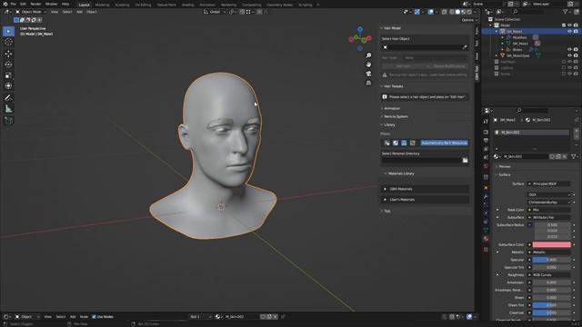 Hair as Strands Workflows in GBH Tool(Blender Hair Add-on) смотреть онлайн