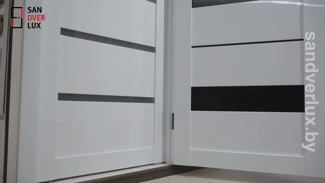 Дверь межкомнатная Мегаполис Прага GL глянец Albero - sandverlux.by смотреть онлайн