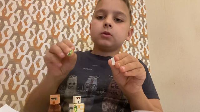 Пятая часть сборки Lego Minecraft деревни￼ смотреть онлайн