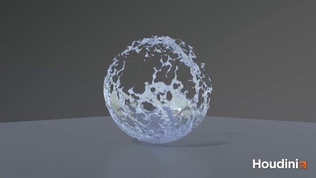 水のスローモーションをレンダリングしました【Houdini17.5】 смотреть онлайн
