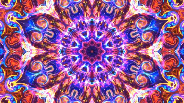 Kaleidoscope Visual Meditation, Kaleidoscope Brain Improvement, Kaleidoscope Color Therapy ❊0033