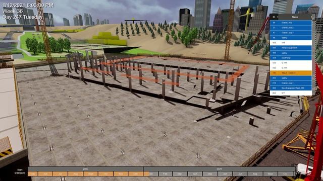 Sport Centre Construction Simulation смотреть онлайн