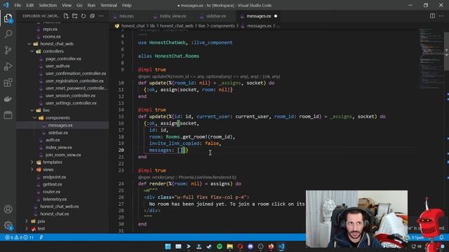 How to create a private chat website using Phoenix PubSub and Local Storage смотреть онлайн