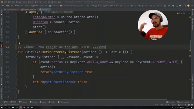 CAPTURAR ENTER CLICK ⚡COMO INTERCEPTAR AçÃO DE ENTER DO TECLADO VIRTUAL EM KOTLIN NO ANDROID смотреть онлайн