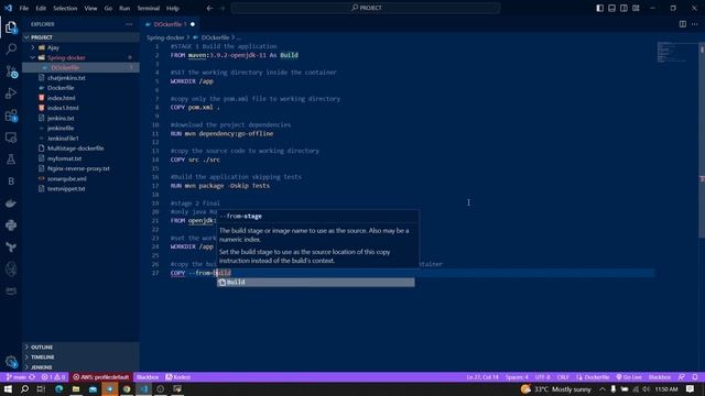 Efficient Docker Multi-stage Builds for Spring Boot Applications | Telugu смотреть онлайн