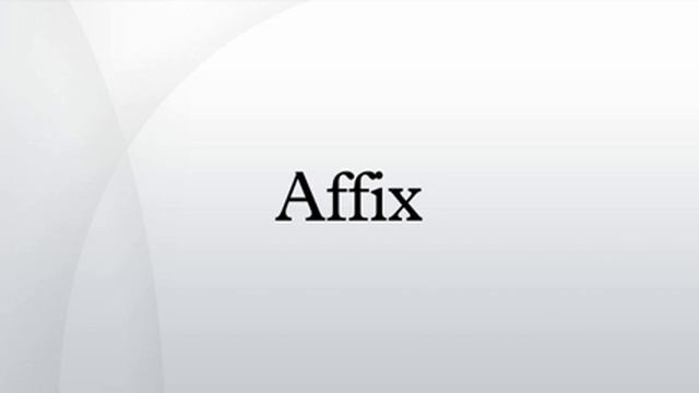 Affix