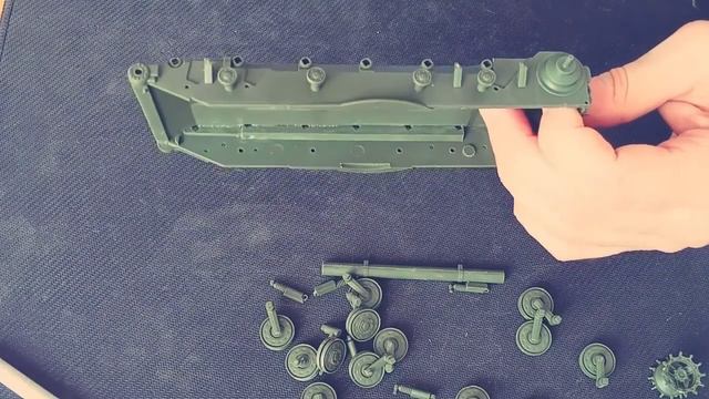" СКИФ" Т-64Б "Ванна корпуса и ходовая " масштаб 1:35 . смотреть онлайн