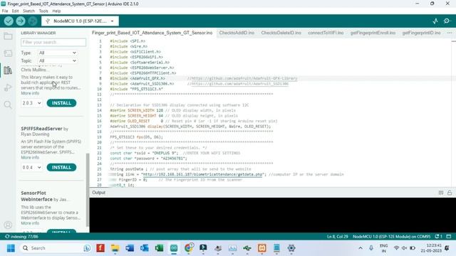 Finger Print Sensor Biometric Excel data | NodeMCU Fingerprint Sensor IoT Biometric Attendance смотреть онлайн
