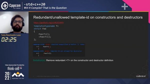 Lightning Talks_ -std=c++20 -- Will This C++ Code Compile_ - Tulio Leao - CppCon 2022