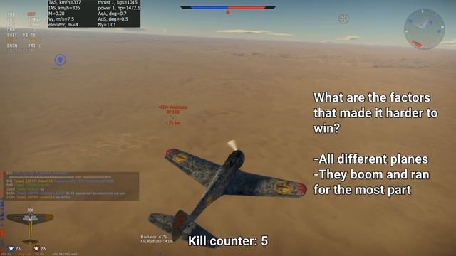 War Thunder Ki-43-III Otsu 1vs4 | Magnificent смотреть онлайн