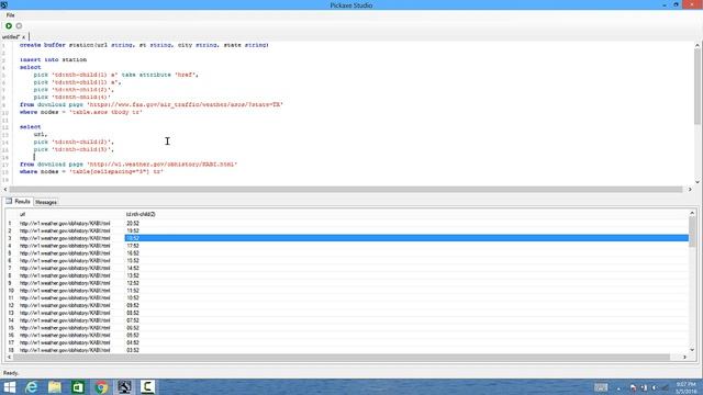 Pickaxe - SQL like Screen Scraper / Web Scraper that runs on C# смотреть онлайн