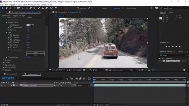 How to fix exposure issues in After Effects смотреть онлайн