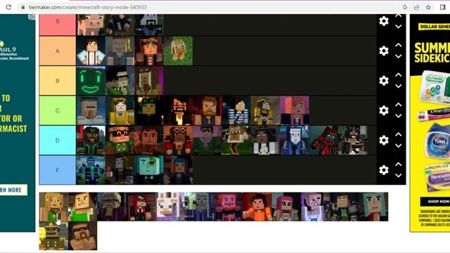 My Brother Ranks Minecraft Story Mode Characters Based on Looks смотреть онлайн