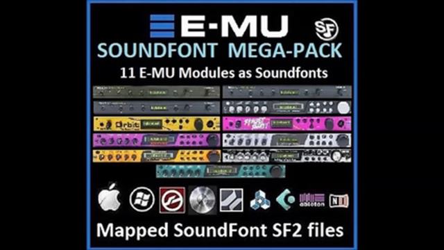 E-MU Proteus Module Soundfonts MegaPack EMU Sf2 Collection