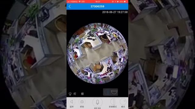 VR 360° panoramic wifi camera/bulb camera V380 смотреть онлайн