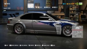 BMW M3 GTR Build from NFS Most Wanted  ( NFS Payback )