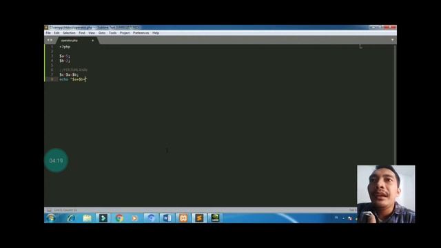 VARIABEL DAN OPERATOR (PHP) смотреть онлайн