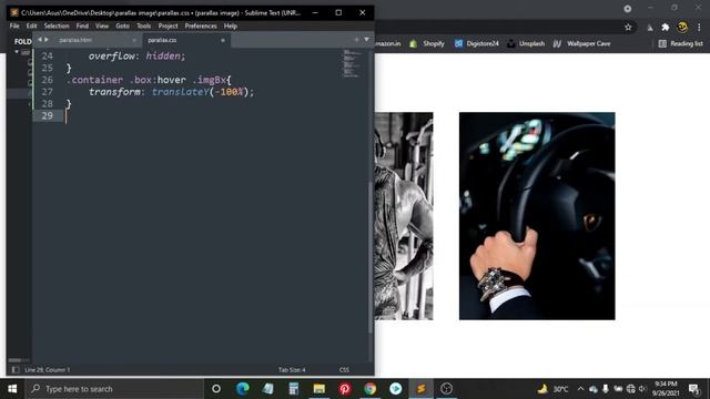 Image Slide Effect On Text with Html and Css | Hover effect | Ideas | Programming | Skills | смотреть онлайн
