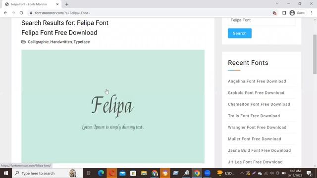 How to Download and install Felipa Font Free Download in Adobe Photoshop смотреть онлайн
